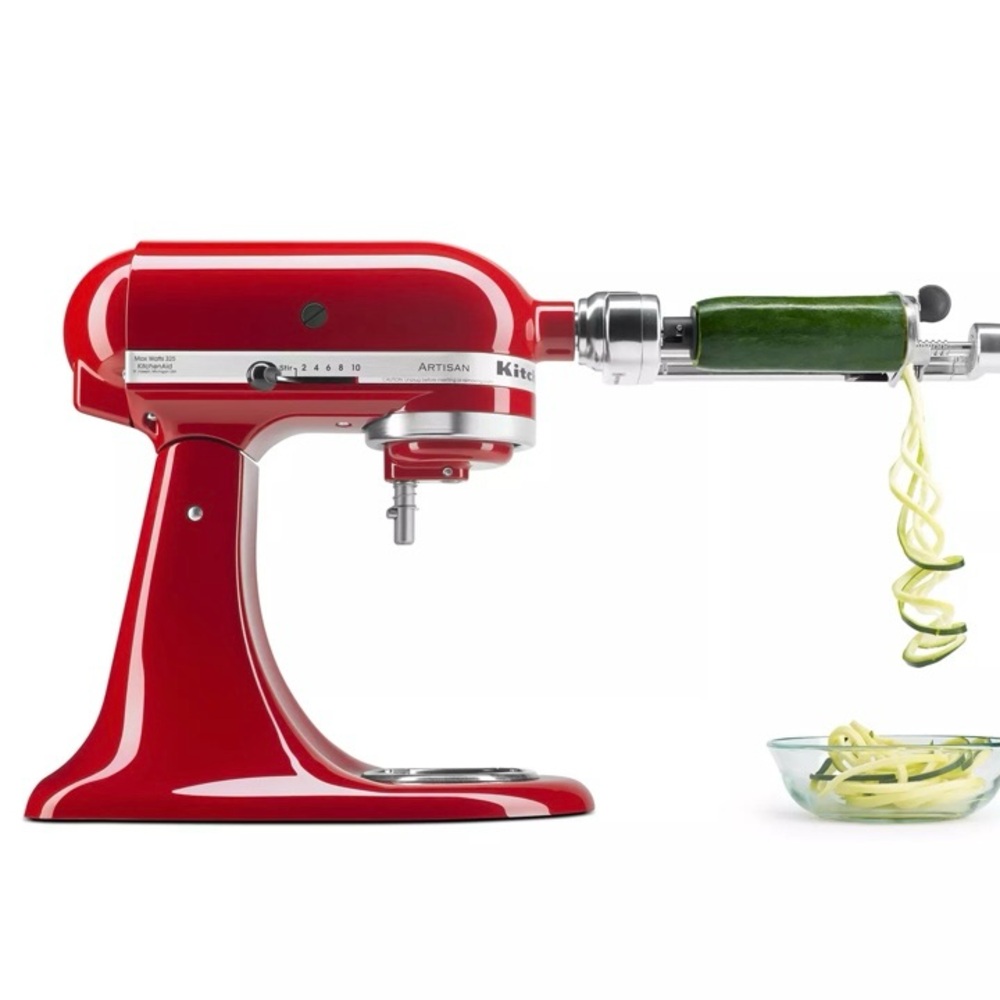 Kitchen Aid 5 blade stand mixer attachment spiralizer with peel,core and slicer